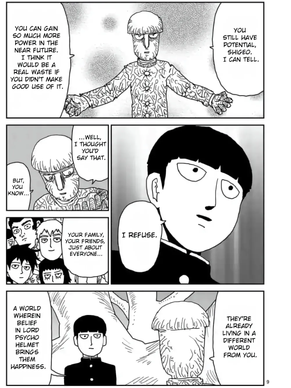 Read Mob Psycho 100 chapter 97 image 9 on Lezhin