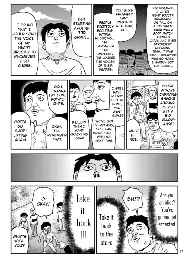 Read Mob Psycho 100 chapter 98 image 37 on Lezhin