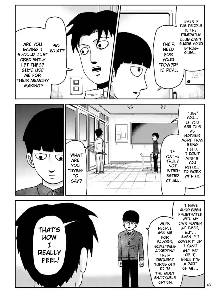 Read Mob Psycho 100 chapter 98 image 43 on Lezhin