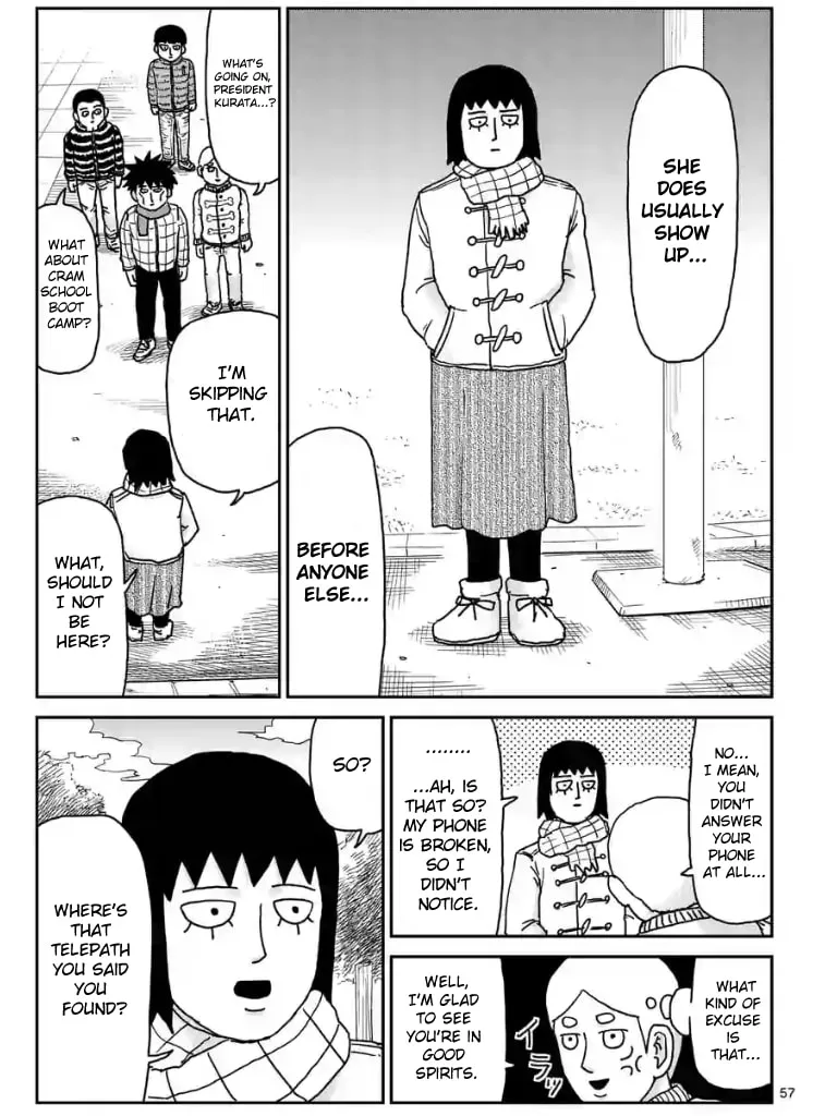 Read Mob Psycho 100 chapter 98 image 58 on Lezhin