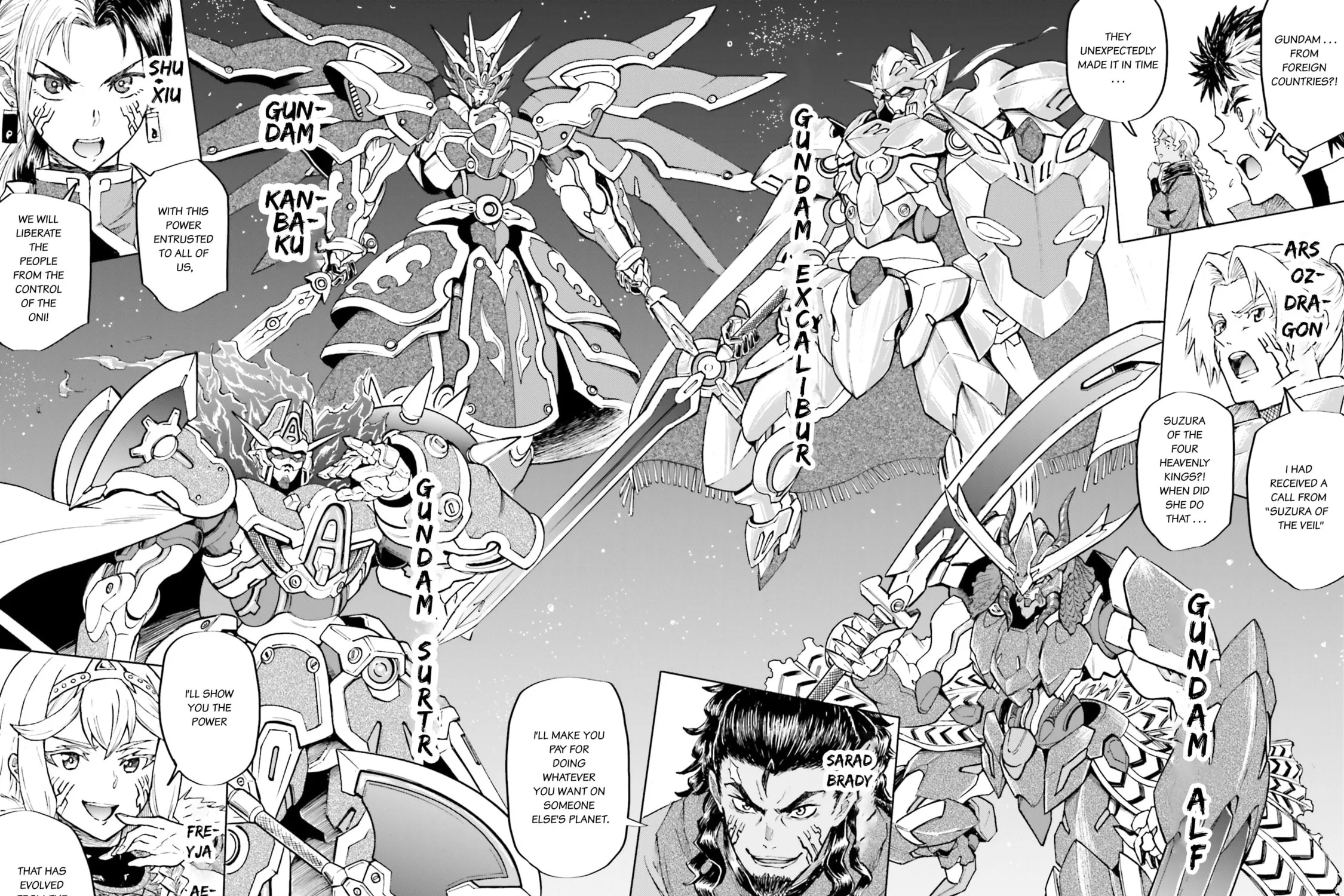 Mobile War History Gundam Burai Chapter 34 page 61 - 