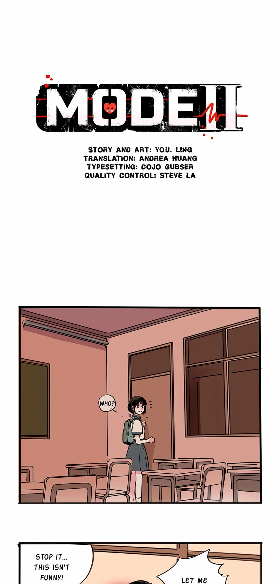 Read MODE Ⅱ chapter 27.1 image 0 on Lezhin