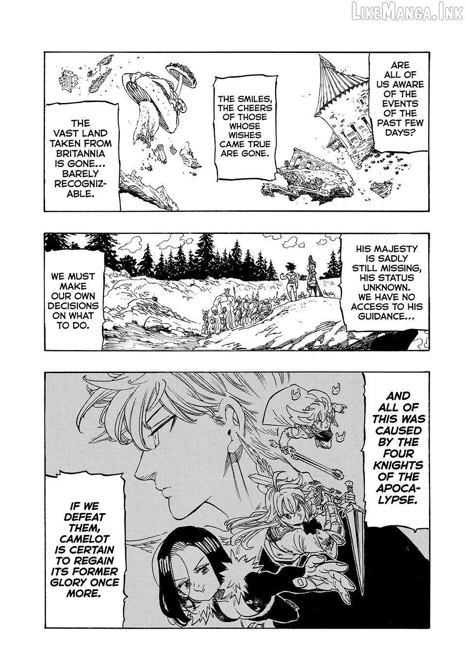 Mokushiroku no Yonkishi Chapter 250 page 4 - 