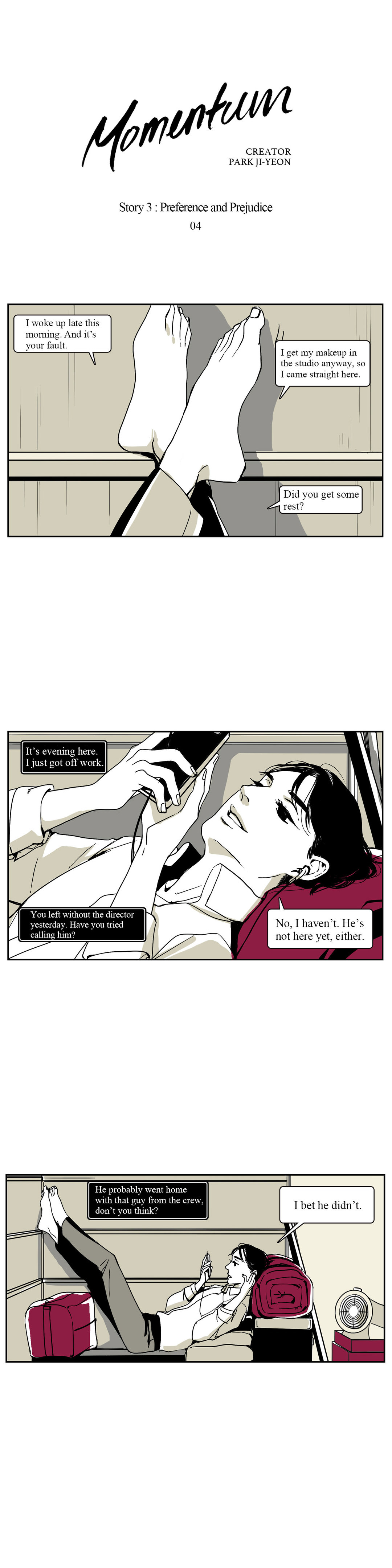 Read Momentum chapter 21 image 0 on Lezhin
