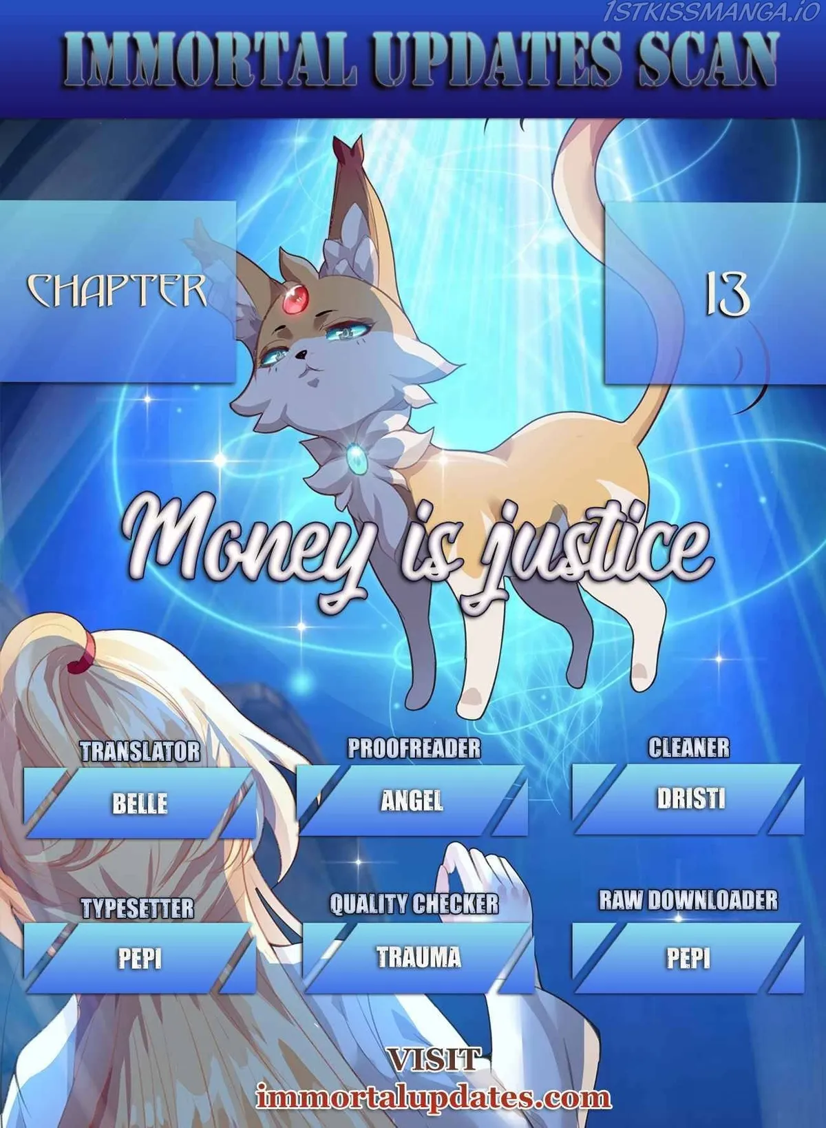 Money is justice Chapter 13 page 1 - 