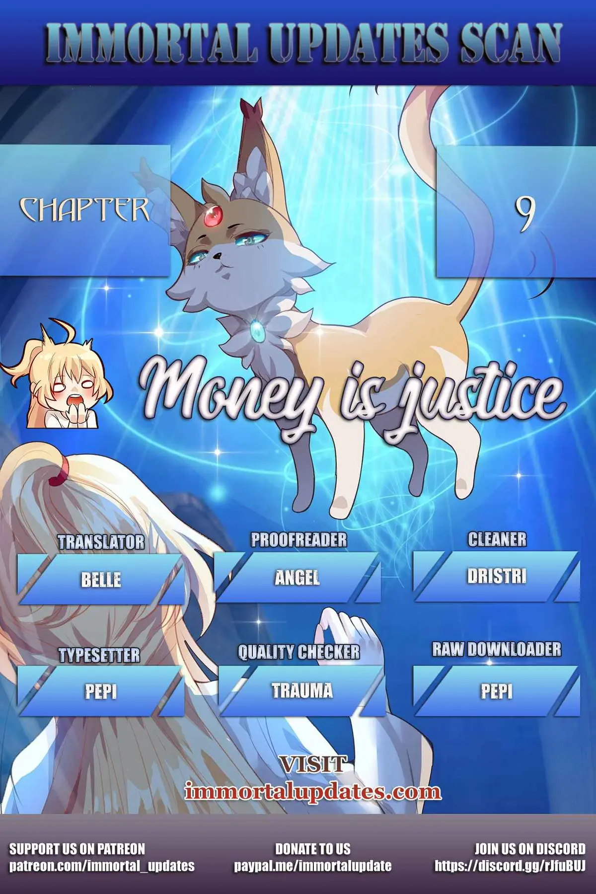 Money is justice Chapter 9 page 1 - 