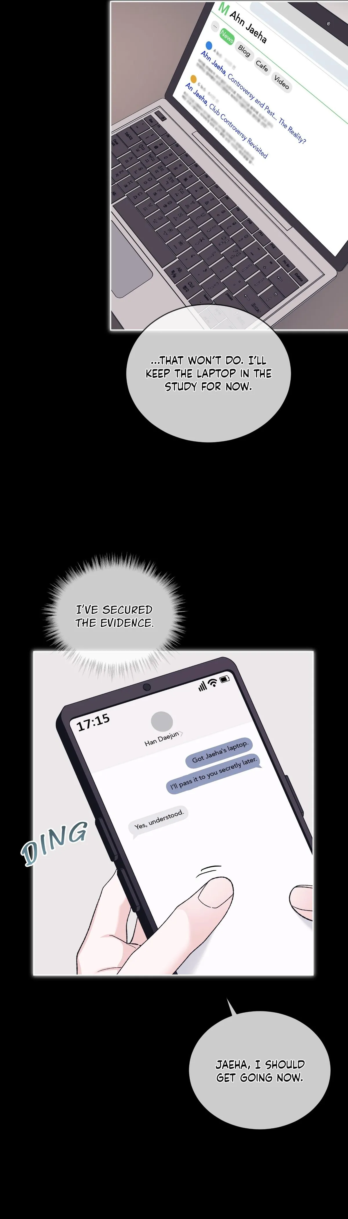Read Monochrome Rumor chapter 138 image 28 on Lezhin