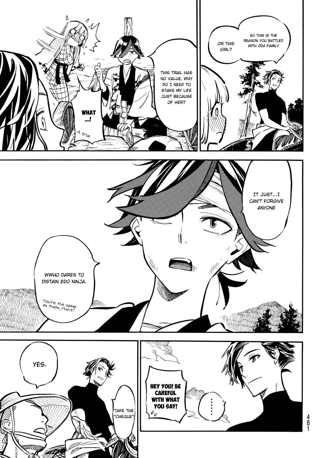 Mononote: Edo Kiketsu Ninja Emaki Chapter 19 page 12 - 