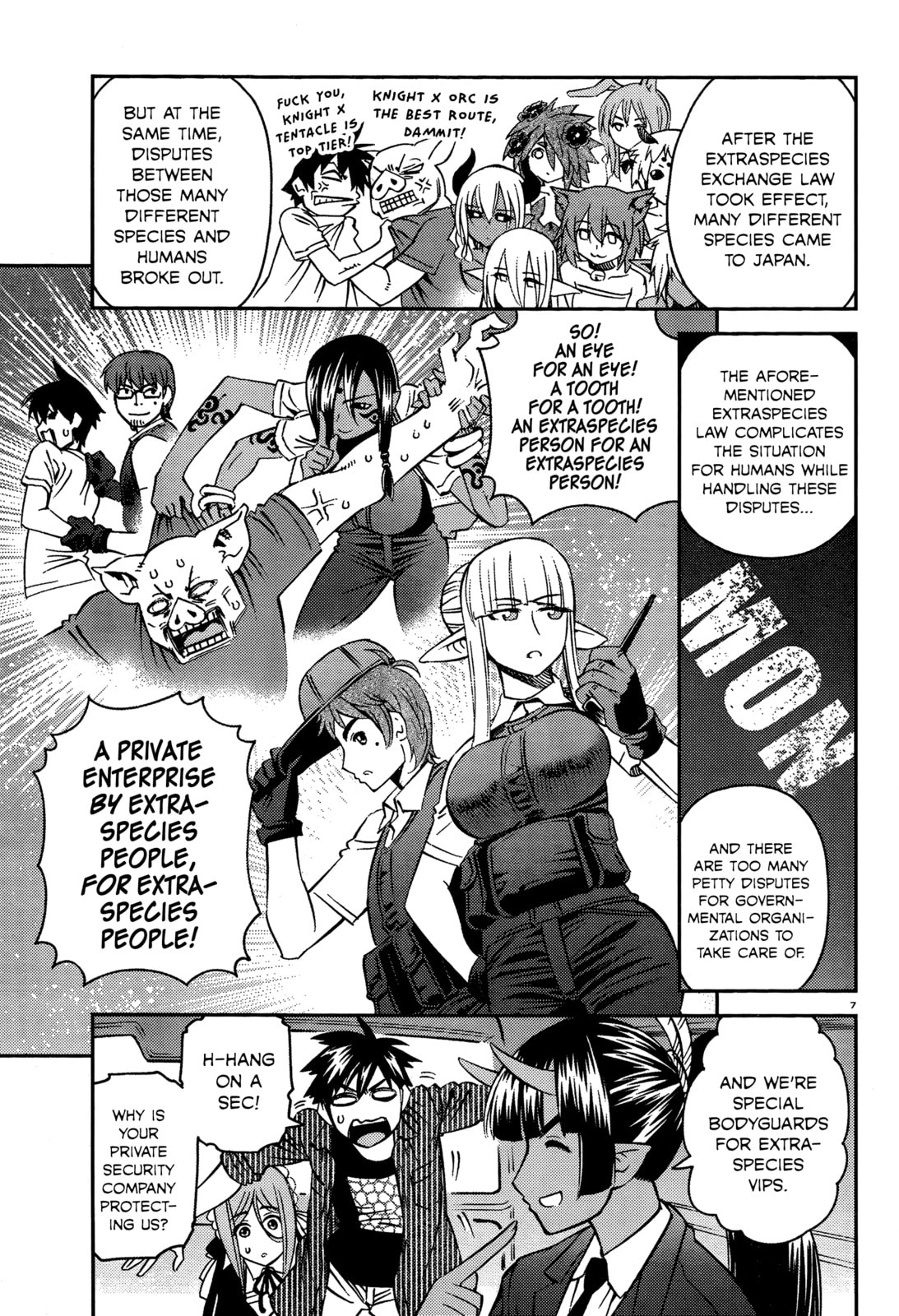 Read Monster Musume chapter 34.1 image 7 on Lezhin
