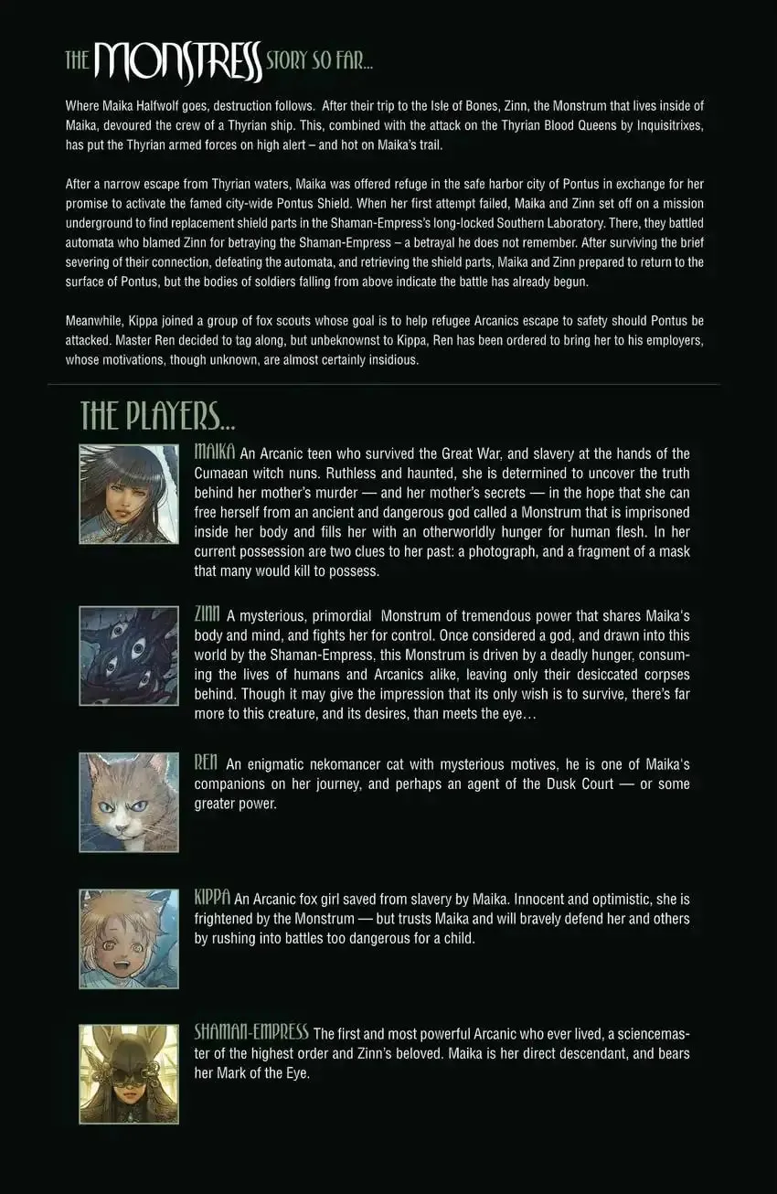 Read Monstress chapter 17 image 1 on Lezhin