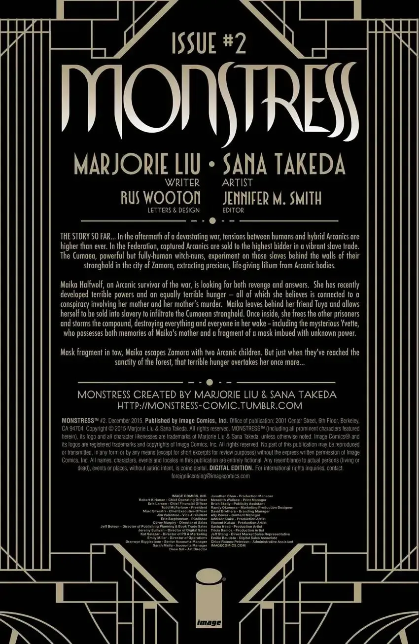 Read Monstress chapter 2 image 1 on Lezhin