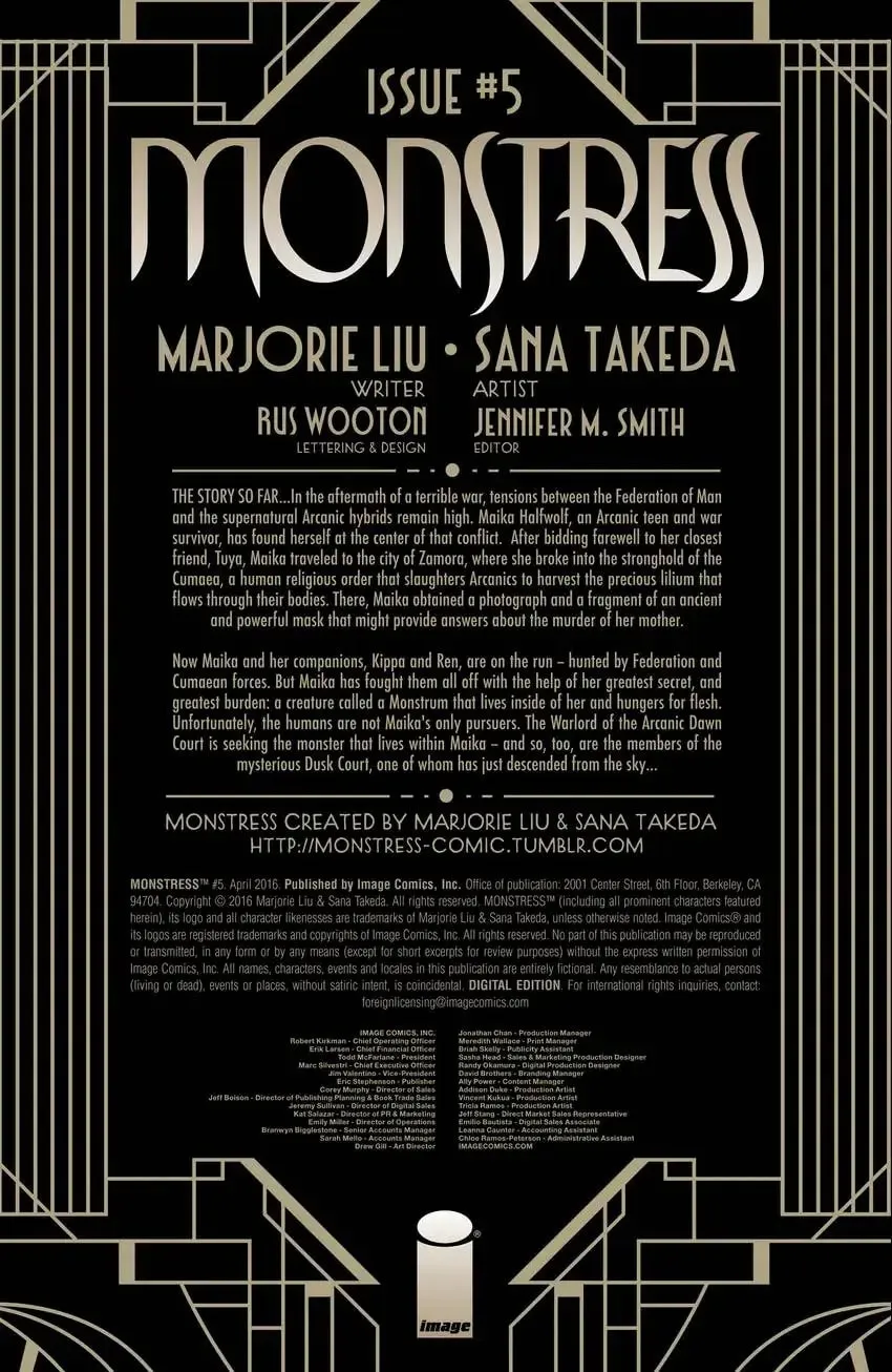 Read Monstress chapter 5 image 1 on Lezhin