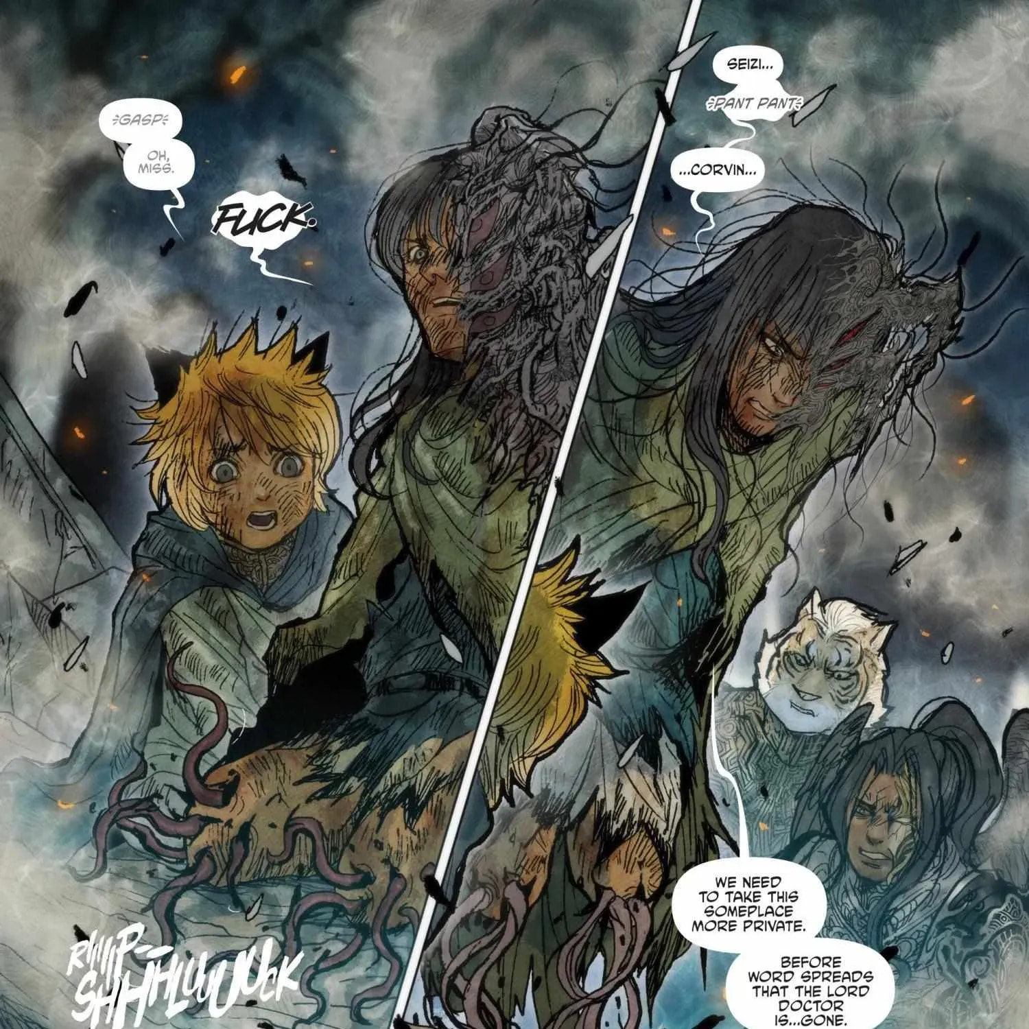 Read Monstress chapter 55.1 image 32 on Lezhin