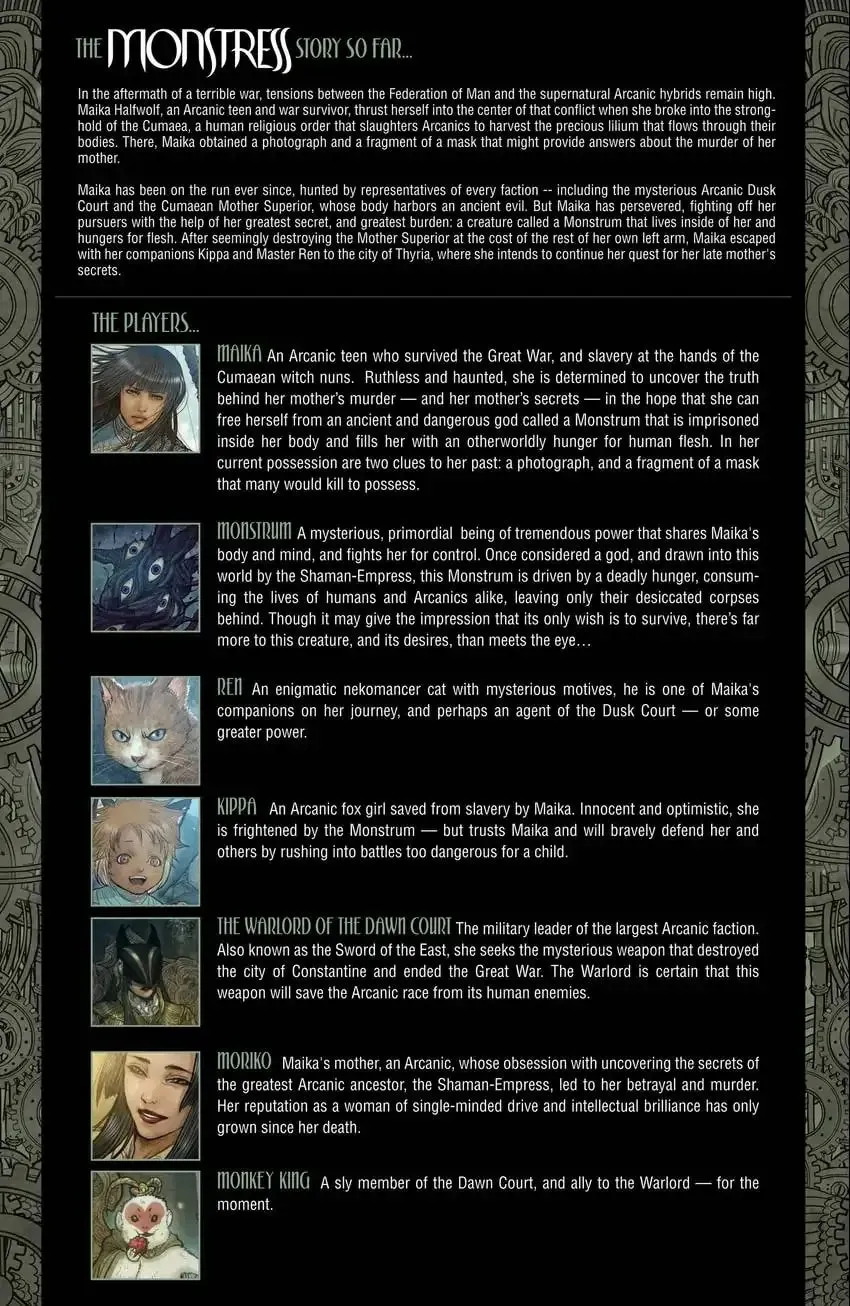 Read Monstress chapter 7 image 1 on Lezhin