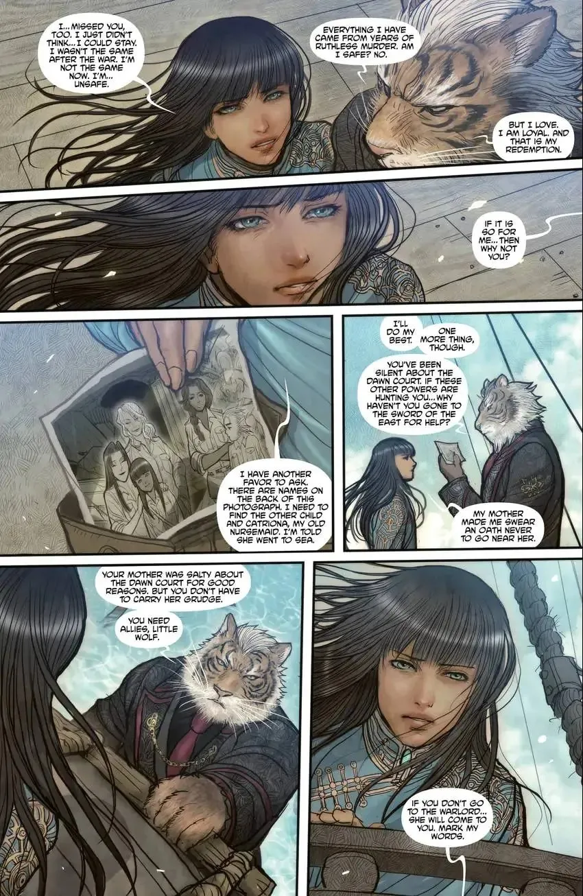 Read Monstress chapter 7 image 22 on Lezhin