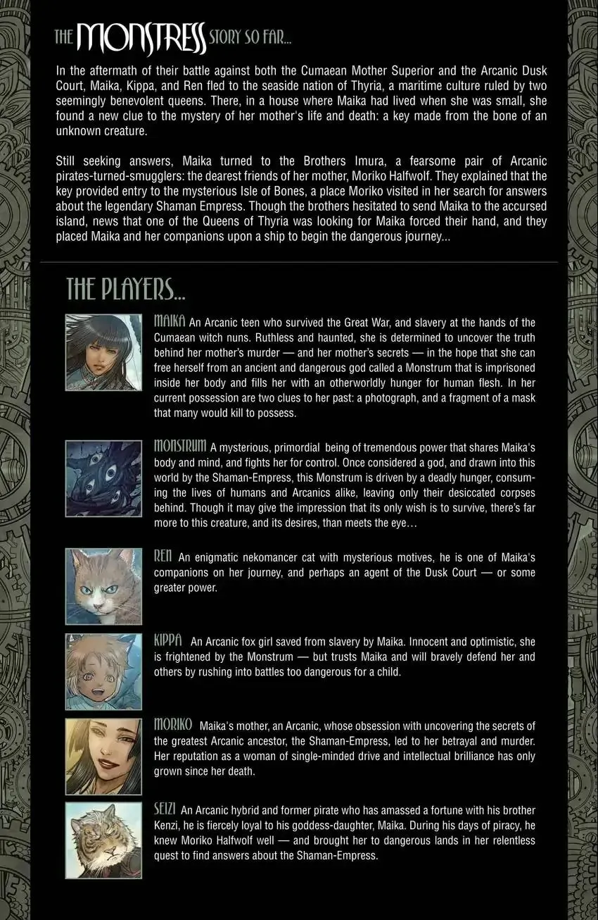 Read Monstress chapter 8 image 1 on Lezhin