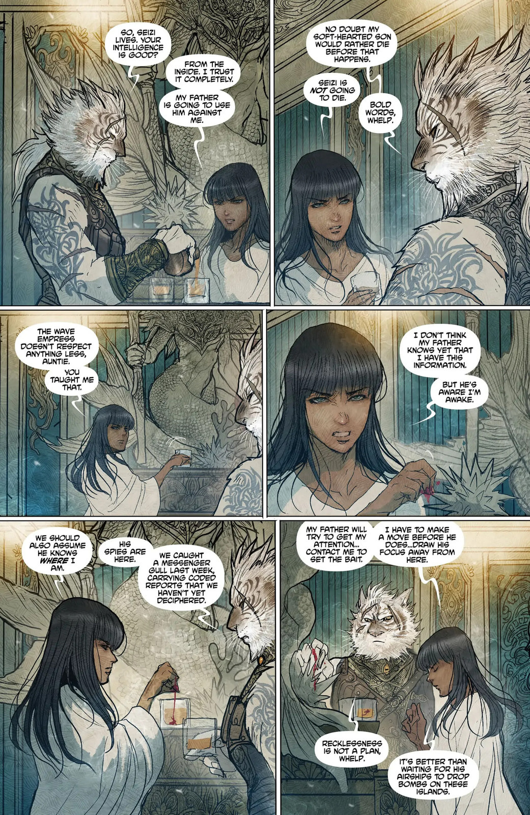 Read Monstress chapter 51 image 9 on Lezhin