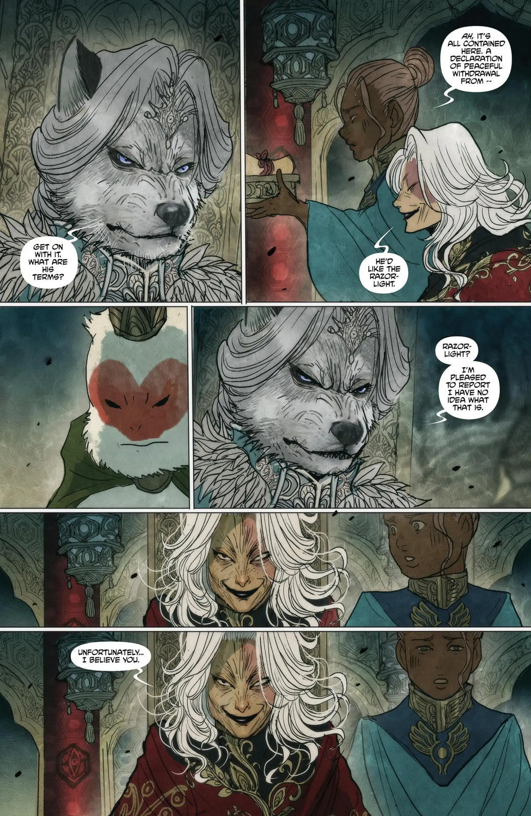 Read Monstress chapter 54 image 15 on Lezhin