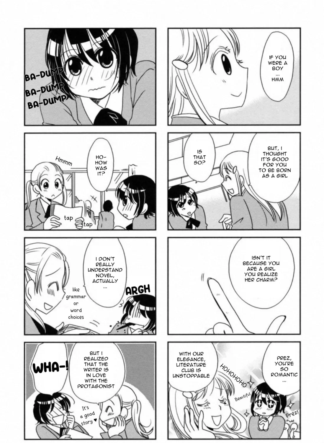 Morita-san wa Mukuchi Chapter 106 page 13 - 