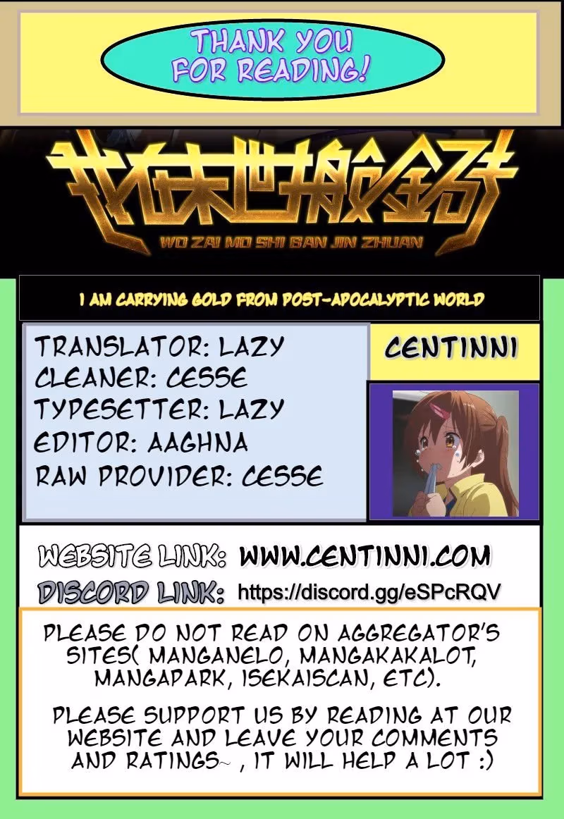 Read Moving Gold From A Post-Apocalyptic World chapter 29 image 0 on Lezhin