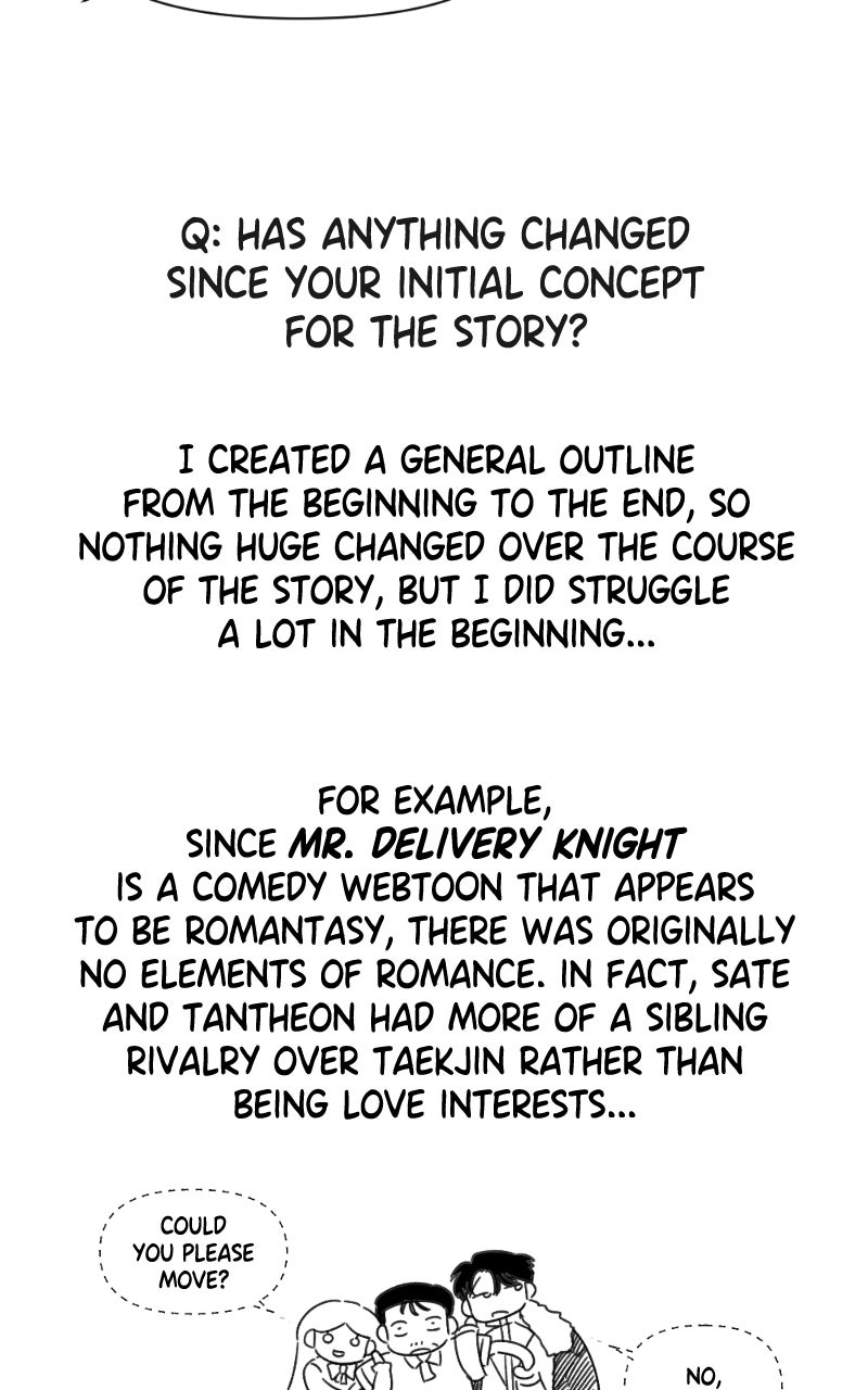 Mr. Delivery Knight Afterword page 21 - 