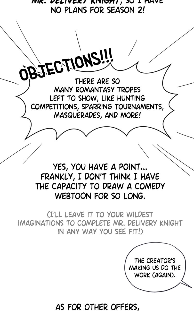 Mr. Delivery Knight Afterword page 9 - 