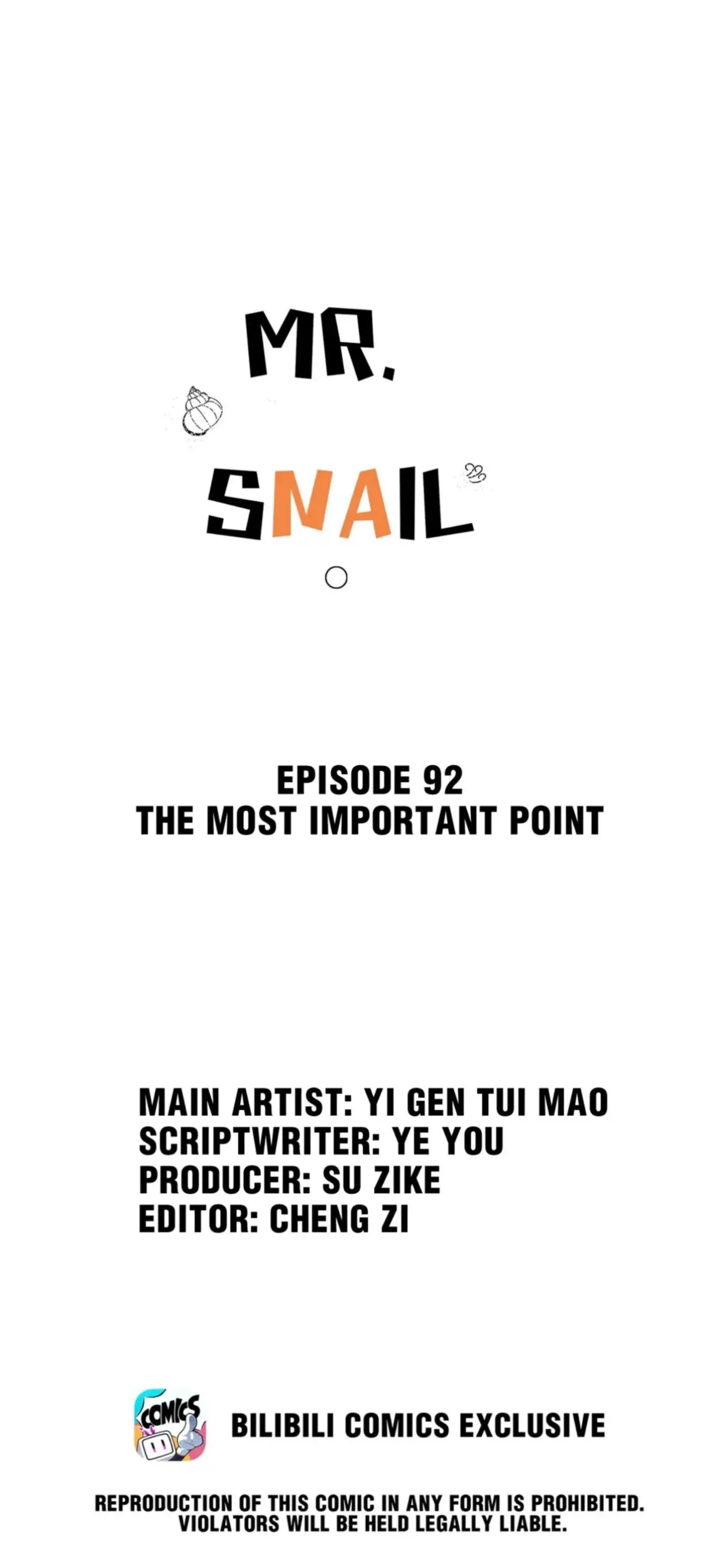 Read Mr. Snail chapter 92 image 1 on Lezhin
