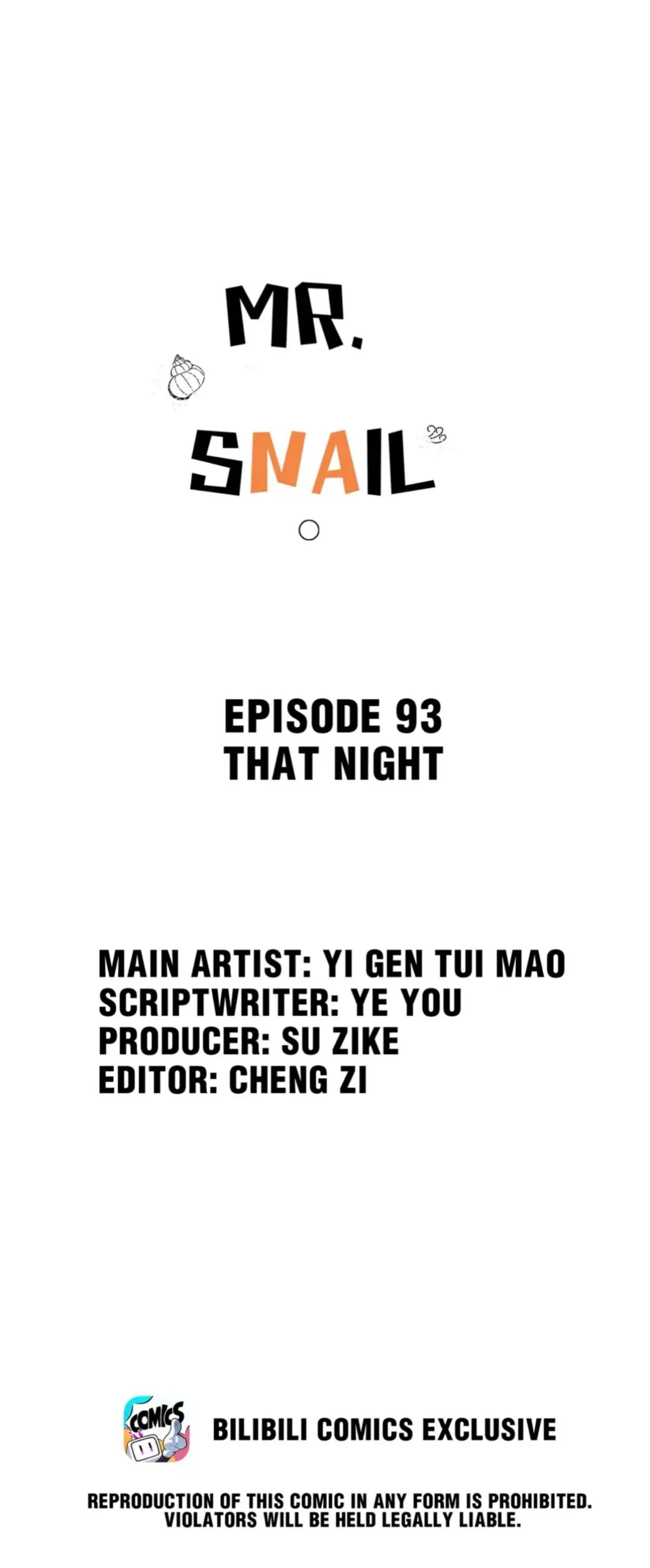 Read Mr. Snail chapter 93 image 1 on Lezhin