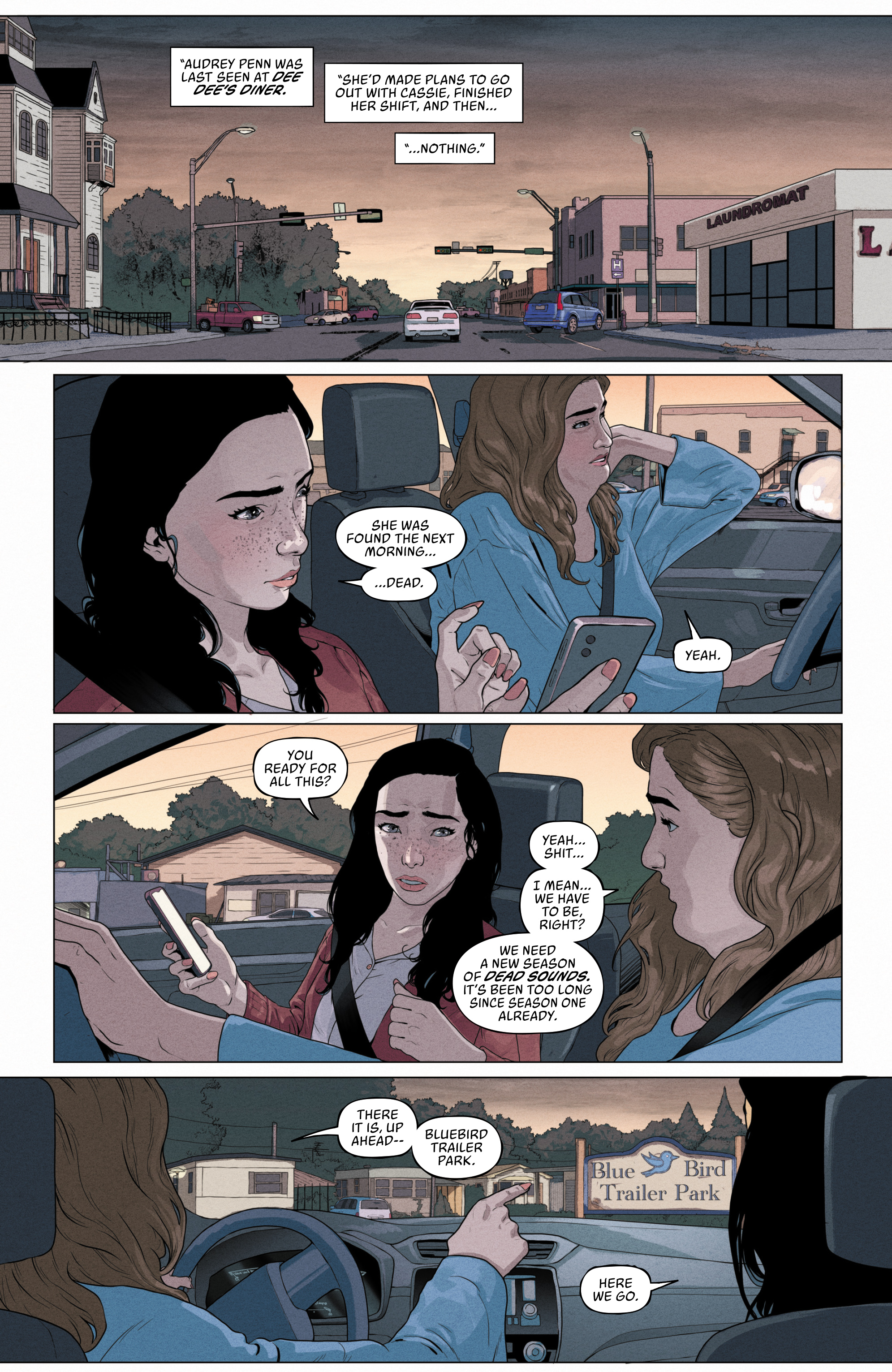 Read Murder Podcast chapter 7 image 3 on Lezhin