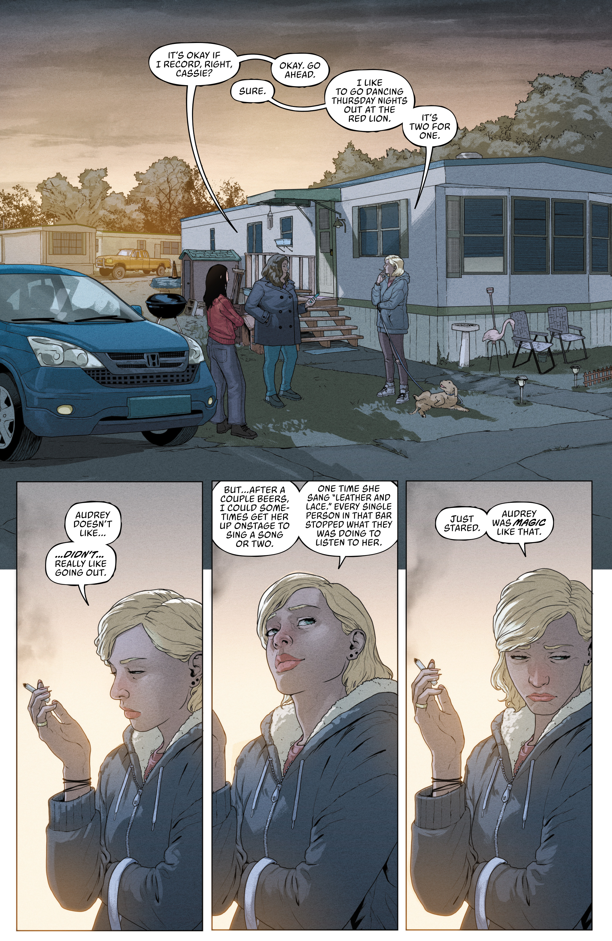 Read Murder Podcast chapter 7 image 4 on Lezhin