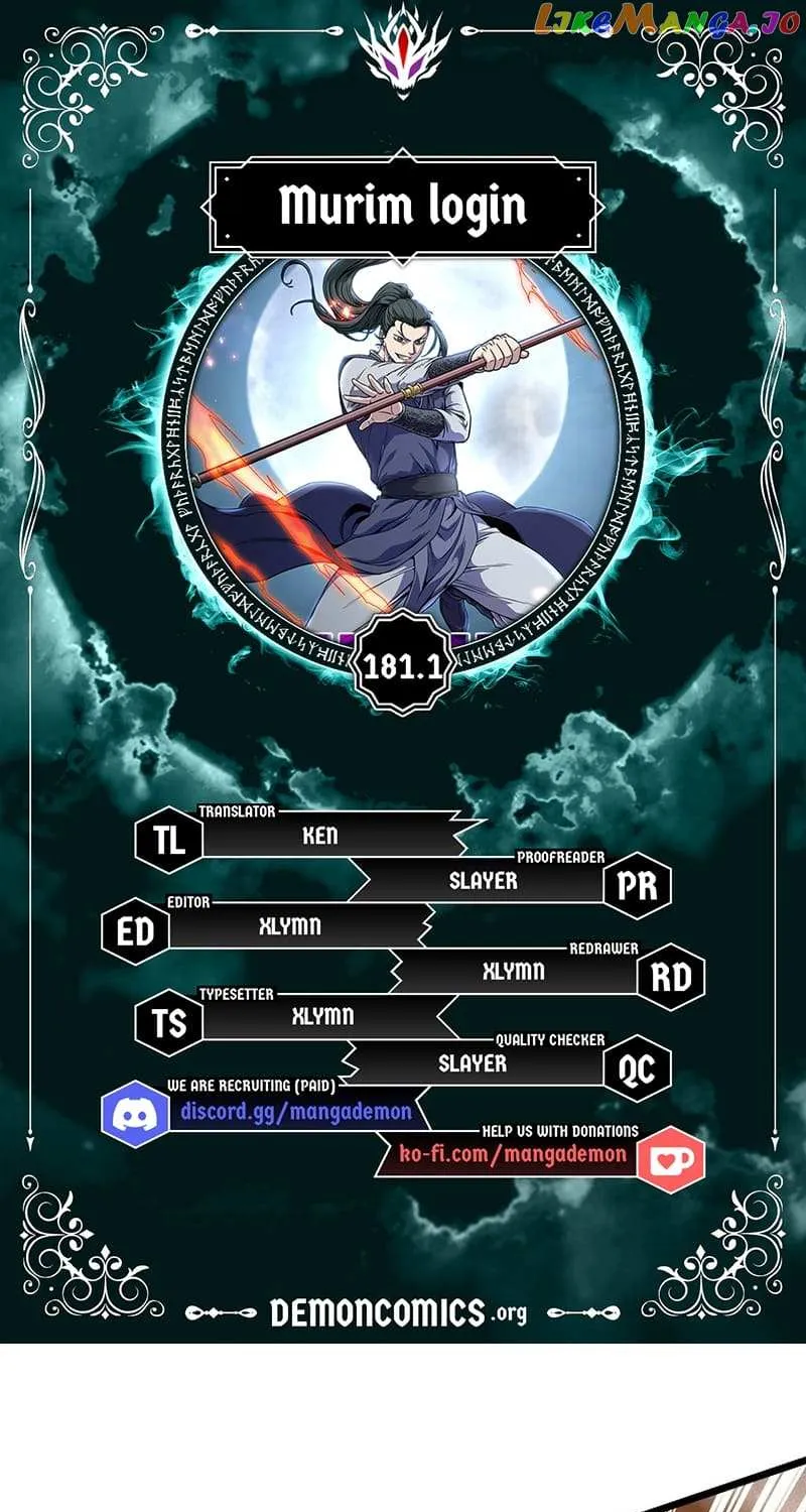 Read Murim Login chapter 181.1 image 1 on Lezhin