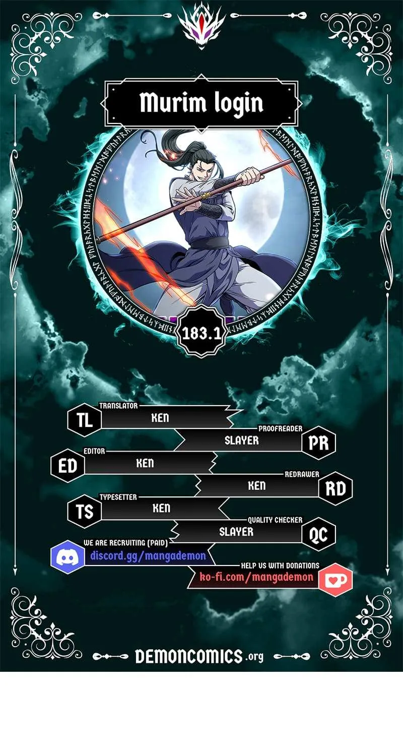 Read Murim Login chapter 183.1 image 1 on Lezhin