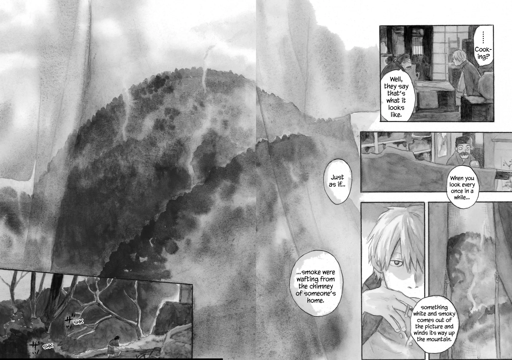 Read Mushishi chapter 23 image 2 on Lezhin