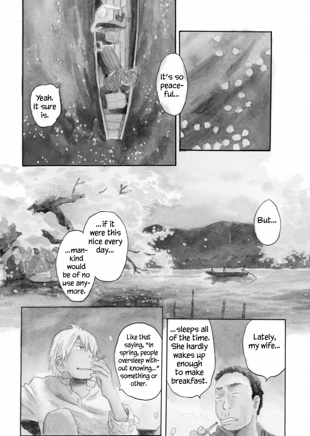 Read Mushishi chapter 25 image 4 on Lezhin