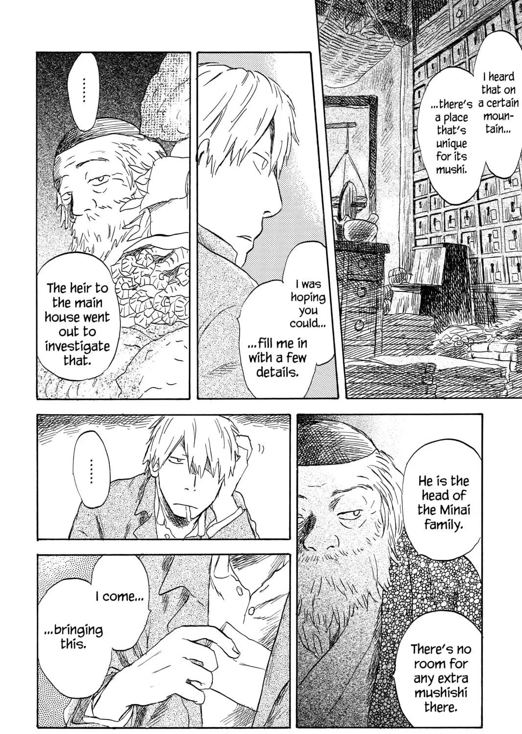 Read Mushishi chapter 34 image 8 on Lezhin