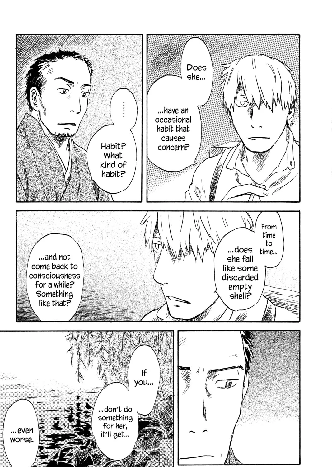 Read Mushishi chapter 38 image 12 on Lezhin