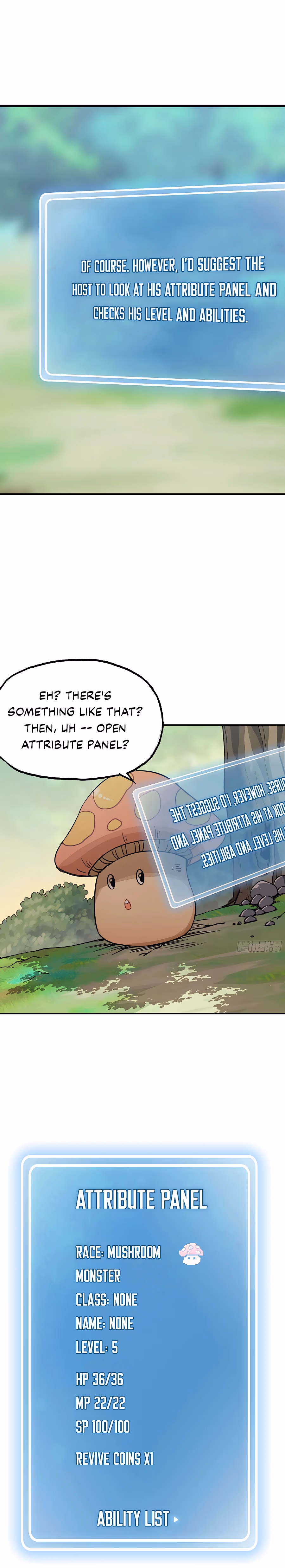 Read Mushroom Hero chapter 4 image 4 on Lezhin