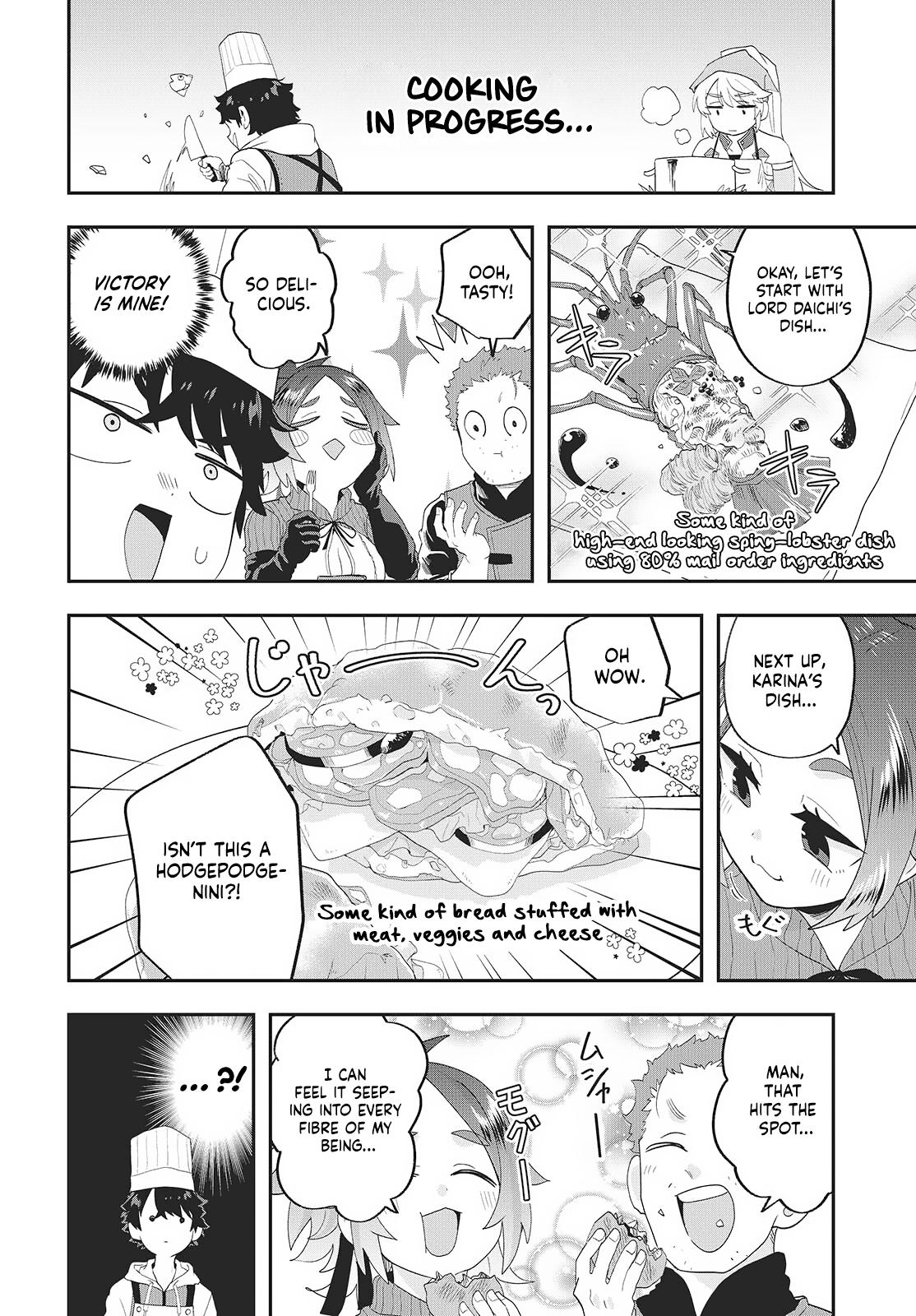 Muteki Shounin no Isekai Nariagari Monogatari ~Gendai no Seihin wo Jizai ni Toriyoseru Sukiru ga Aru Node Isekai de wa Rakushoudesu~ Chapter 26.5 page 10 - 