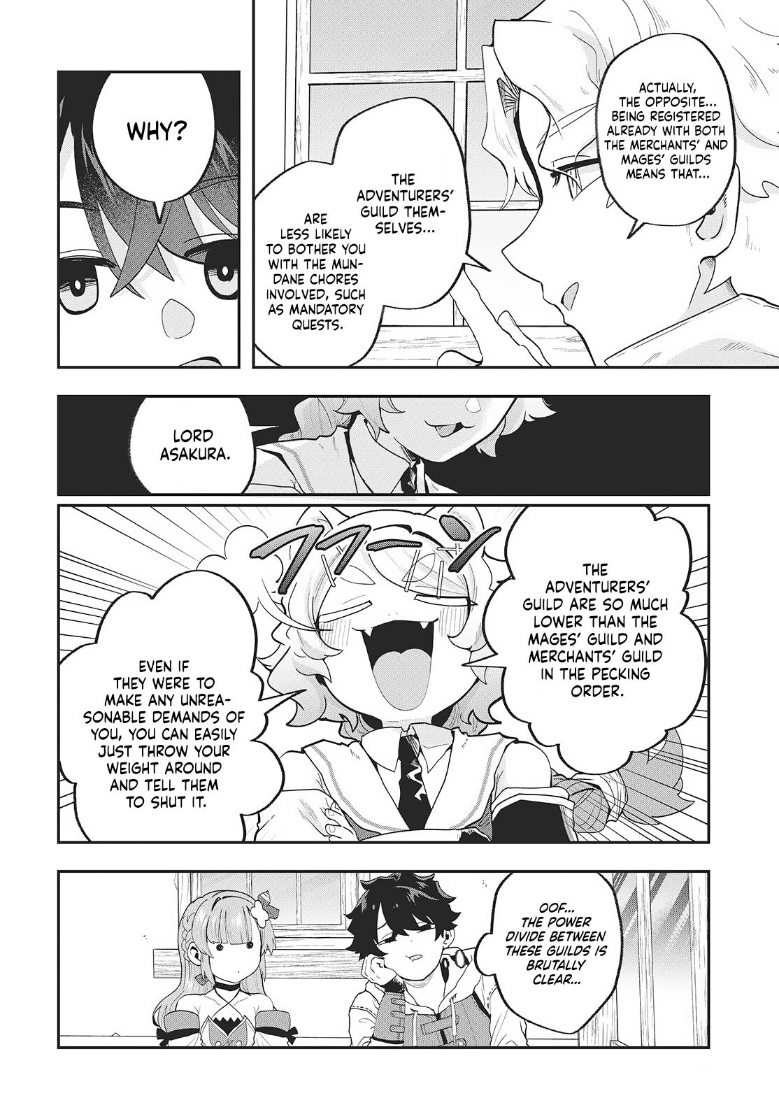 Muteki Shounin no Isekai Nariagari Monogatari ~Gendai no Seihin wo Jizai ni Toriyoseru Sukiru ga Aru Node Isekai de wa Rakushoudesu~ Chapter 28 page 2 - 