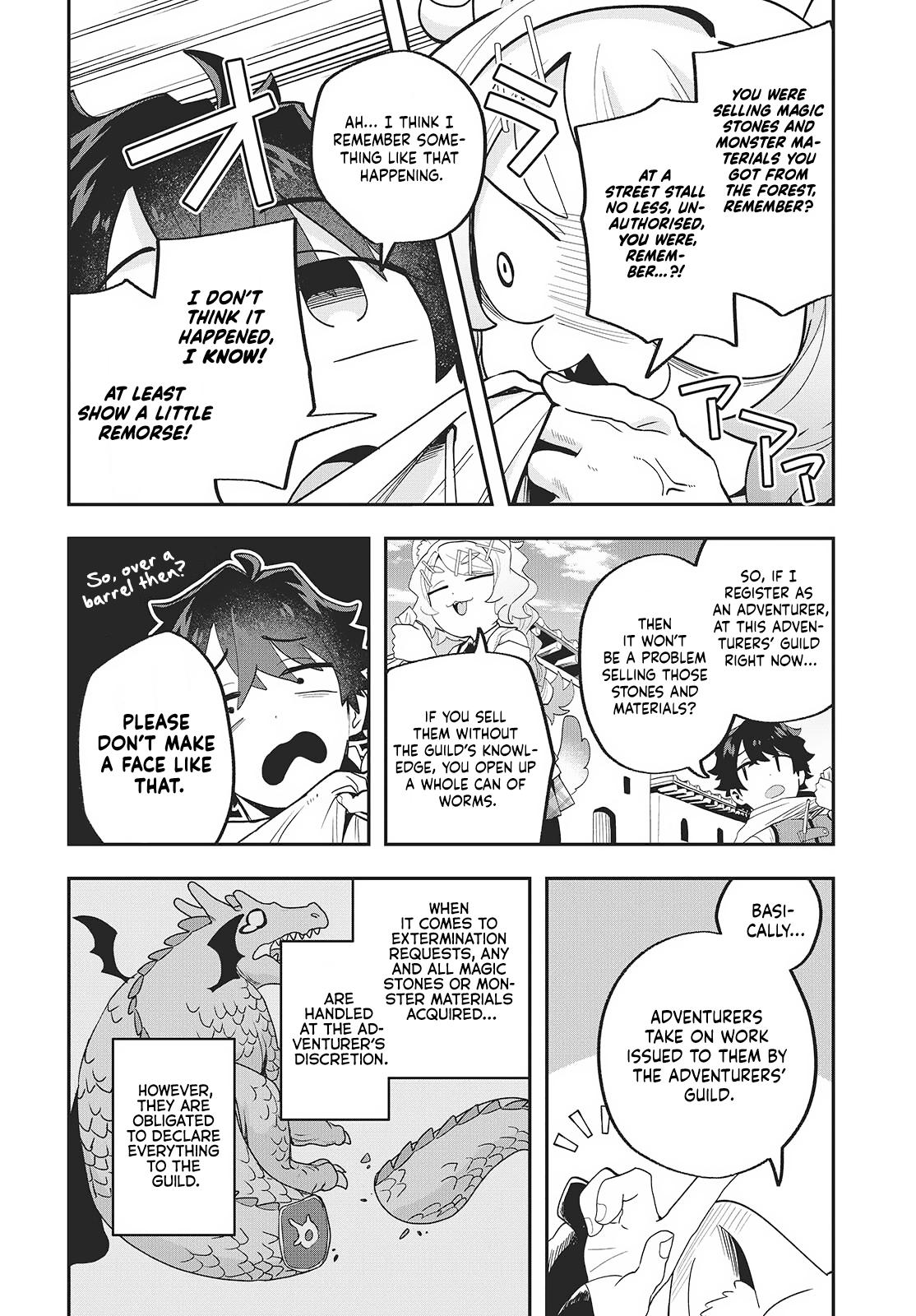 Muteki Shounin no Isekai Nariagari Monogatari ~Gendai no Seihin wo Jizai ni Toriyoseru Sukiru ga Aru Node Isekai de wa Rakushoudesu~ Chapter 28 page 4 - 