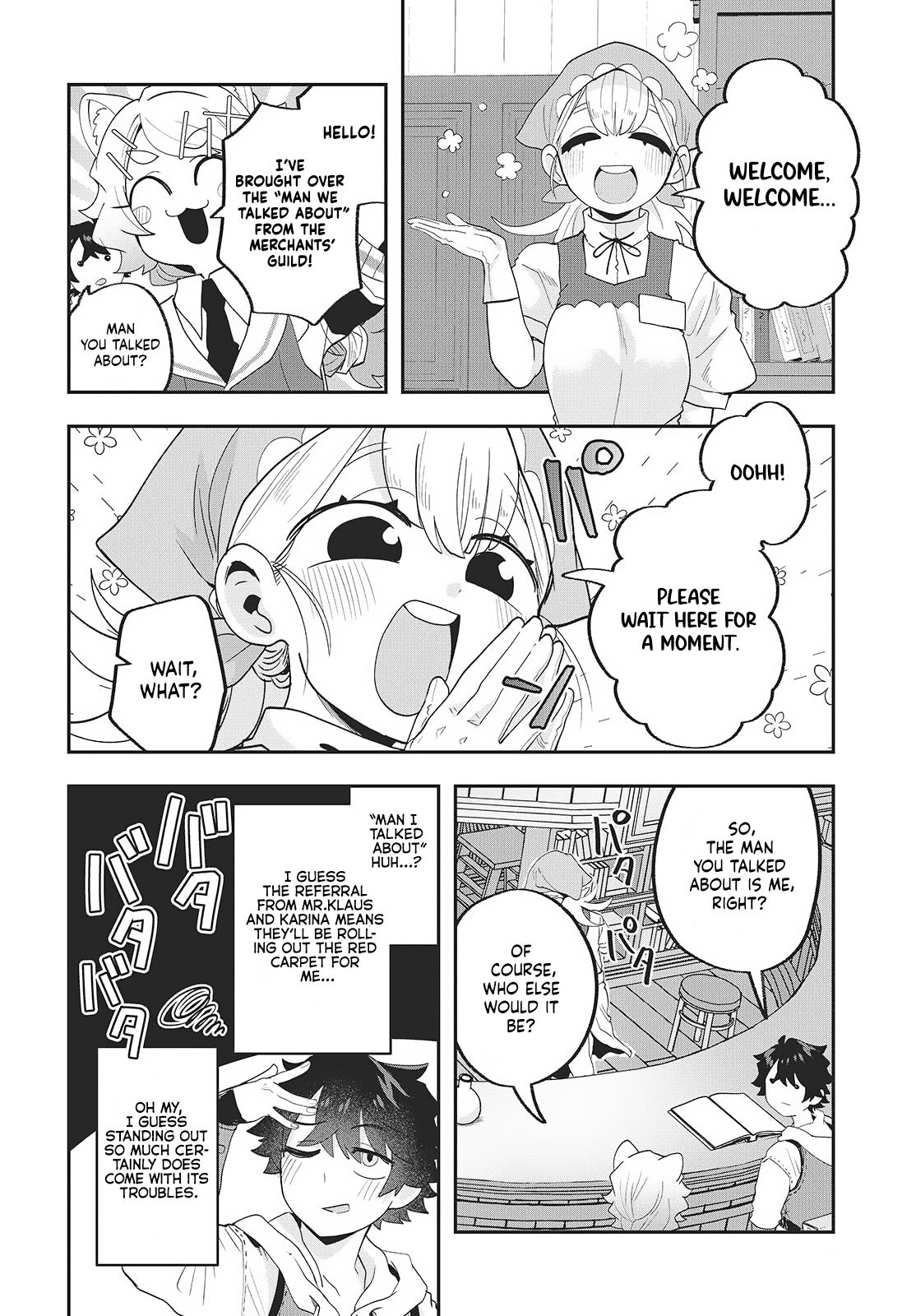 Muteki Shounin no Isekai Nariagari Monogatari ~Gendai no Seihin wo Jizai ni Toriyoseru Sukiru ga Aru Node Isekai de wa Rakushoudesu~ Chapter 28 page 10 - 