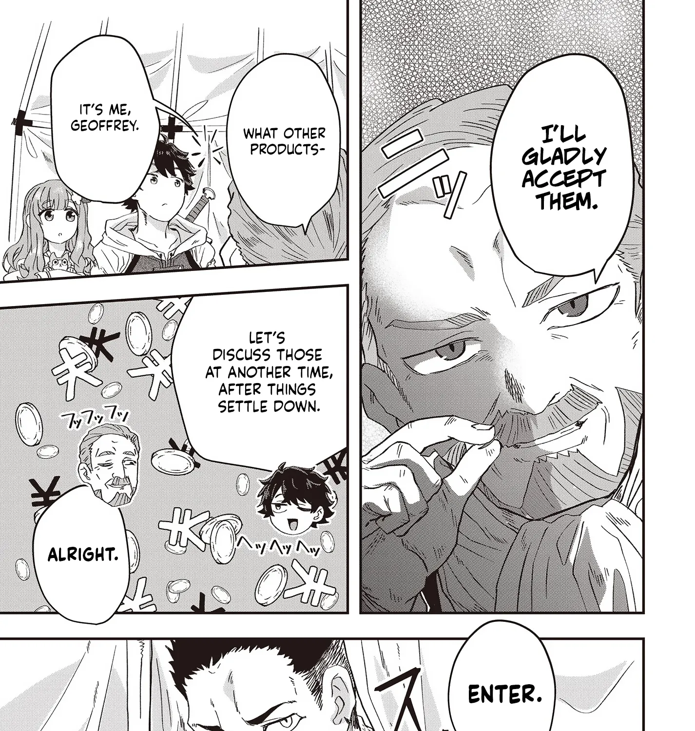 Muteki Shounin no Isekai Nariagari Monogatari ~Gendai no Seihin wo Jizai ni Toriyoseru Sukiru ga Aru Node Isekai de wa Rakushoudesu~ Chapter 8 page 57 - 