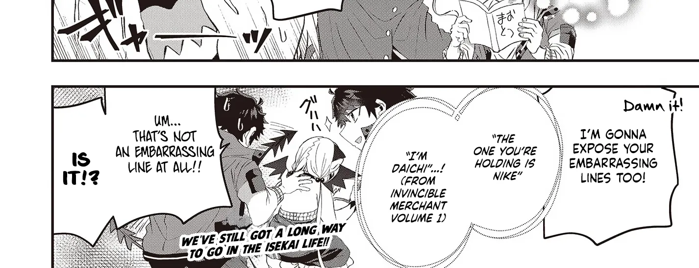 Muteki Shounin no Isekai Nariagari Monogatari ~Gendai no Seihin wo Jizai ni Toriyoseru Sukiru ga Aru Node Isekai de wa Rakushoudesu~ Chapter 9.5 page 13 - 