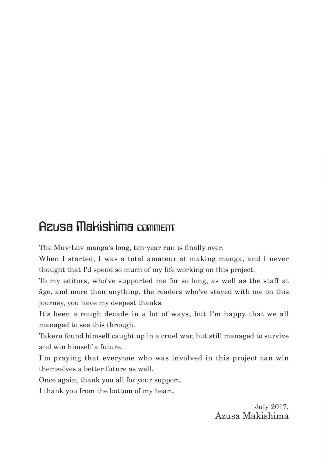 Read Muv-Luv Alternative chapter 100 image 52 on Lezhin