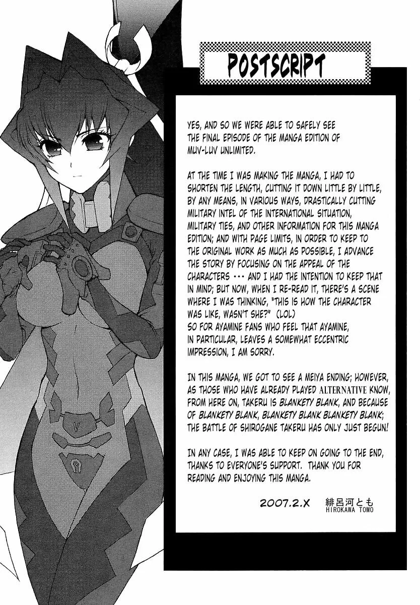 Read Muv-Luv Unlimited chapter 30 image 28 on Lezhin