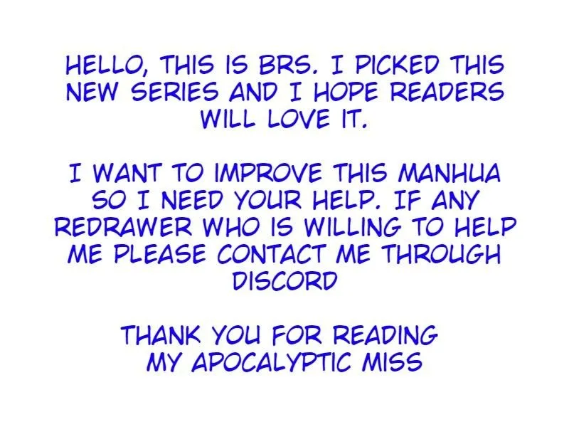 My Apocalyptic Miss Chapter 0 page 38 - 