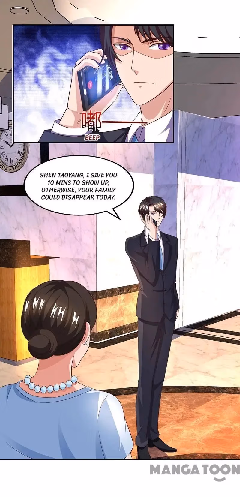 Read My Badass CEO Daddy chapter 55 image 1 on Lezhin
