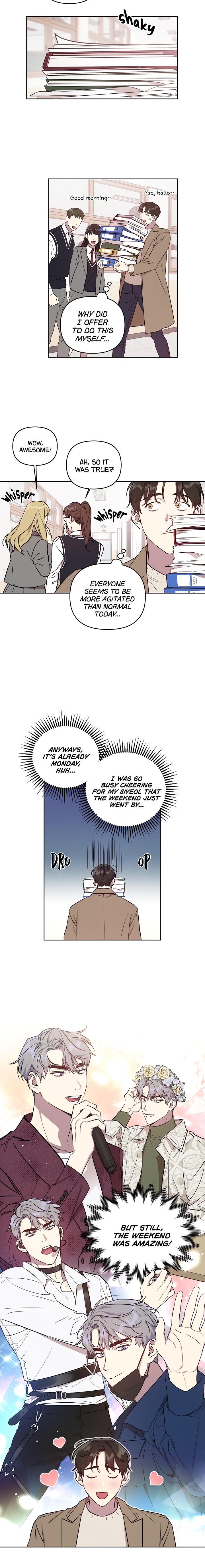 Read My Bias Appeared?! chapter 1 image 4 on Lezhin
