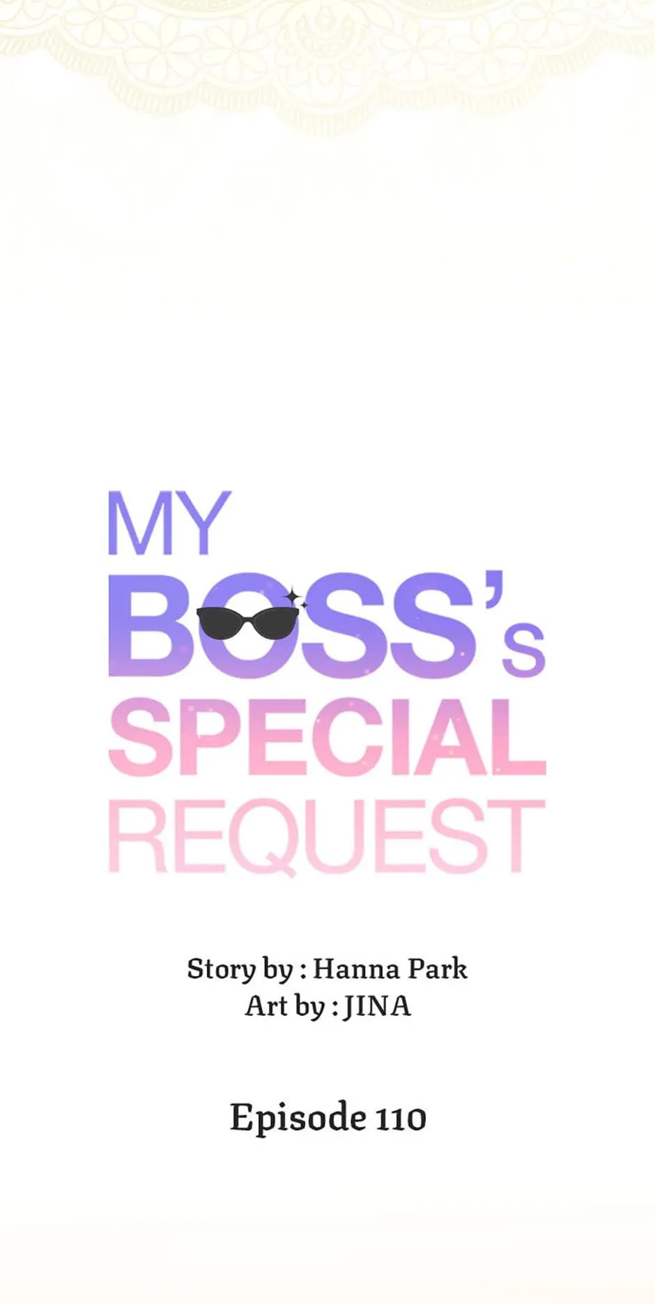 Read My Boss’s Special Request chapter 110 image 19 on Lezhin