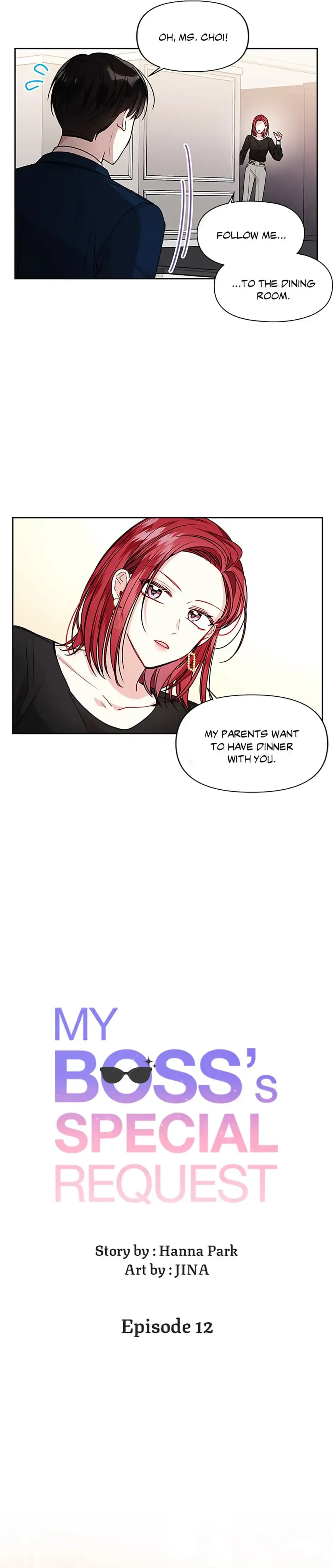 Read My Boss’s Special Request chapter 12 image 8 on Lezhin